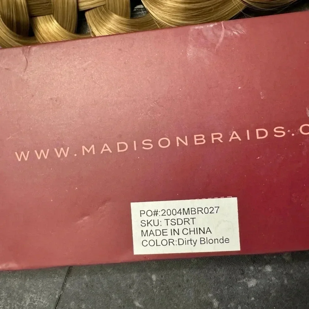 Madison Braids Luka Chain headband in dirty blonde